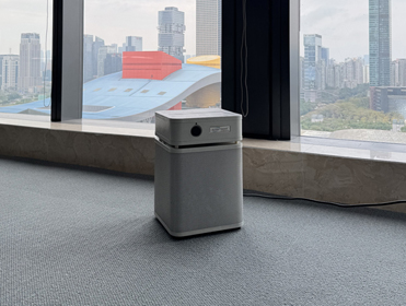 廣州某企業(yè)辦公樓裝修_租賃空氣凈化器除甲醛